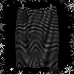 Evan Picone Black Label Pencil Skirt Size 10 Lined Length 27" Career Office LNC